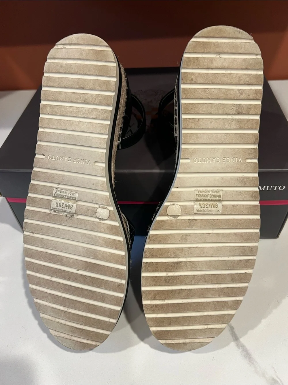 Vince Camuto woven upper
